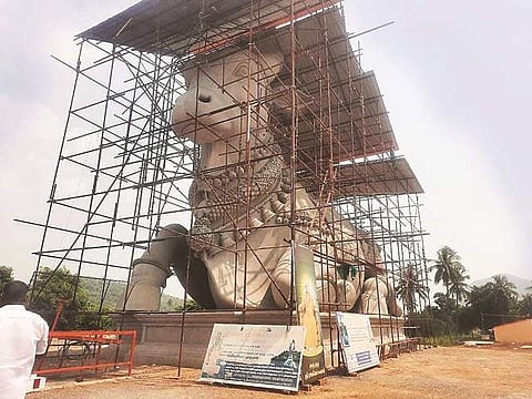 உலகிலேயே உயரமான நந்தீஸ்வரன் சிலை