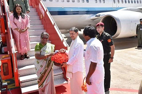 முதல்முறையாக தமிழகம் வந்தார் திரெளபதி முர்மு!