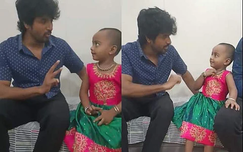 'குழந்தைகளிடம் பேசுவதில் வல்லவர் சிவகார்த்திகேயன்...': வைரலாகும் விடியோ! 
