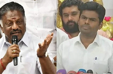 ஓ.பன்னீர்செல்வம் /  அண்ணாமலை