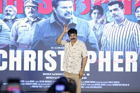 பி உன்னிகிருஷ்ணன் இயக்கத்தில் மம்முட்டி நடிப்பில் உருவாகியுள்ள 'கிறிஸ்டோபர்'.