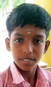 மாணவா் கே. கிஷோா்.