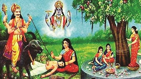 காலனை வென்ற காமாட்சி விரதம்!