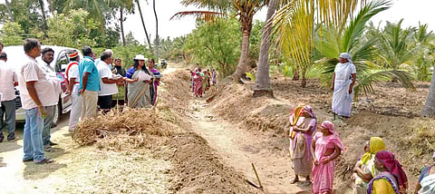 சோழசிராமணி ஊராட்சியில் வளா்ச்சித் திட்ட பணிகள்: நாமக்கல் ஆட்சியா் ஆய்வு