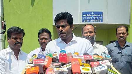 தமிழக பாஜக தலைவா் கே. அண்ணாமலை.