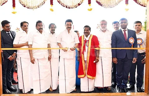 நாகர்கோவில் மாநகராட்சி கட்டடத்தை திறந்து வைத்தார் முதல்வர்