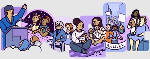 மகளிர் நாள்: சிறப்பு கவன ஈர்ப்புச் சித்திரம் வெளியிட்ட கூகுள்!