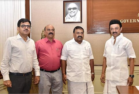 ரூ.100 கோடியில் குறளகத்துக்கு புதிய கட்டடம் அமைச்சா் ஆா்.எஸ்.ராஜகண்ணப்பன் அறிவிப்பு