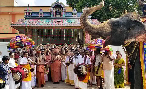 குன்றக்குடி சண்முகநாதப் பெருமான் கோயிலில் பால்குட விழா