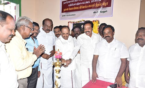 கீரனூரில் ரூ. 38 லட்சத்தில் கட்டப்பட்ட வேளாண் விரிவாக்க மையம் திறப்பு
