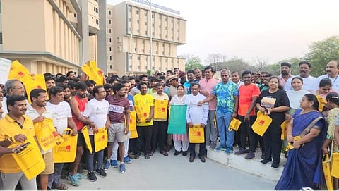 திருப்பத்தூரில் மாரத்தான்: மாவட்ட ஆட்சியர் தொடங்கி வைத்தார்