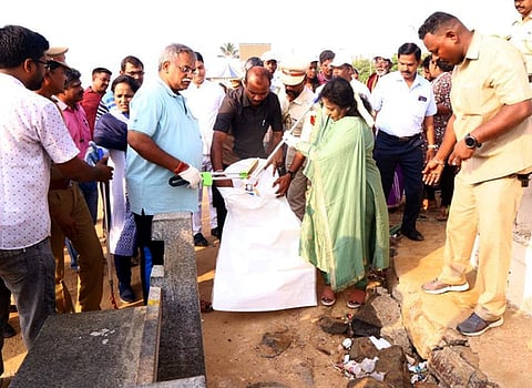 கடற்கரையை தூய்மையாக வைத்துக் கொள்ள வேண்டும்: புதுவை துணைநிலை ஆளுநா் தமிழிசை