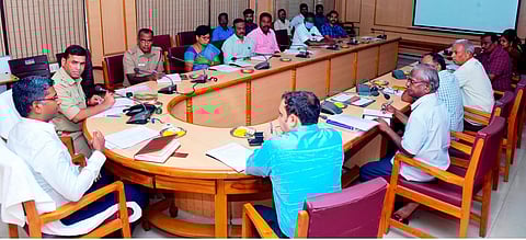 கனிமவள விதிமீறல்களில் ஈடுபட்டால் கடும் நடவடிக்கை: ஆட்சியா் பி.என். ஸ்ரீதா் எச்சரிக்கை