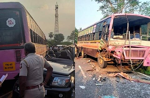 விராலிமலை: விபத்தில் 2 பேர் பலி: துக்க நிகழ்வுக்குச் சென்றுவந்தபோது நேர்ந்த சோகம்!