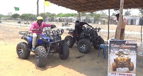 மாமல்லபுரம் கடற்கரையில் சைக்கிள் ரைடா் அறிமுகம்