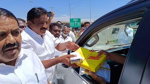 கே.டி.சி. நகரில் அமைச்சருக்கு வரவேற்பு