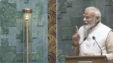 மக்களவையில் செங்கோல்