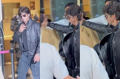 ரசிகரின் செல்போனை தட்டிவிட்ட ஷாருக் கான்: ஏன் தெரியுமா?