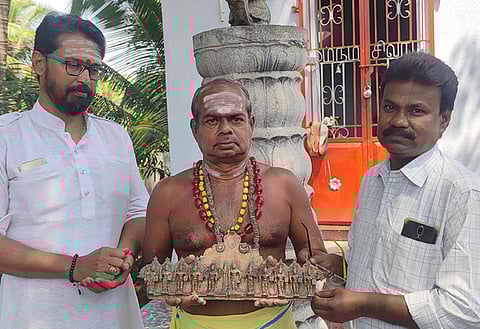 பழனியில் 18-ஆம் நூற்றாண்டு செப்புப் பட்டயம்