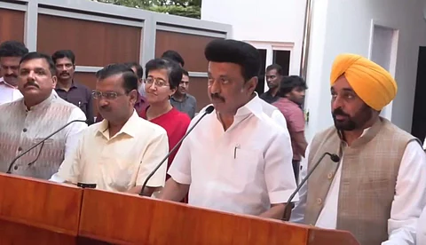 மக்களால் தேர்ந்தெடுக்கப்பட்ட அரசுக்கு பாஜக நெருக்கடி: முதல்வர் ஸ்டாலின்