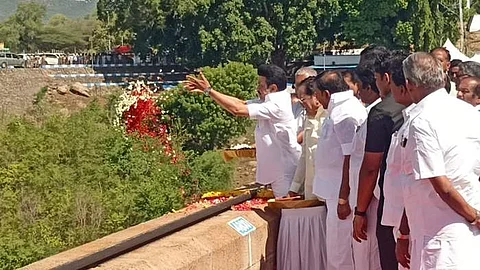 மேட்டூர் அணையிலிருந்து டெல்டா பாசனத்திற்கு தண்ணீா் திறந்து வைத்தார் முதல்வர் ஸ்டாலின்!