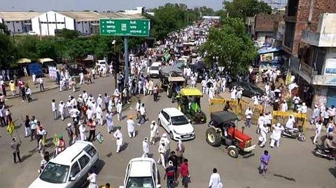 ஹரியாணாவில் விவசாயிகள் 2-வது நாளாக போராட்டம்!