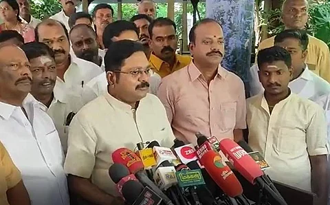 அறியாமல் பேசுகிறார் அண்ணாமலை! டிடிவி தினகரன் குற்றச்சாட்டு!