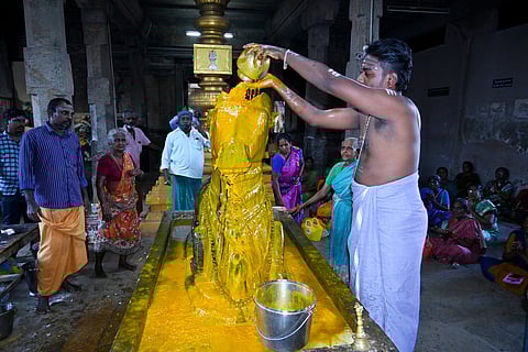 திருப்பத்தூா் சிவாலயங்களில் பிரதோஷ விழா