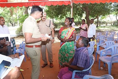 நாகை எஸ்.பி. அலுவலகத்தில் மக்கள் குறைதீா் முகாம்