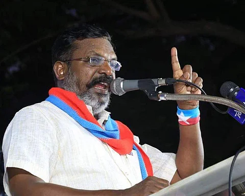 ஆளுநர் மாளிகையா? ஆர்.எஸ்.எஸ். அலுவலகமா? - தொல். திருமாவளவன் ட்வீட்