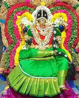 சிதம்பரம் அருகே சிவபுரியில் வியாழக்கிழமை நடைபெற்ற அரசாயி அம்மன் கோயில் தேரோட்டம்.