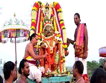 திருக்கோஷ்டியூரில் கஜேந்திர மோட்ச விழா