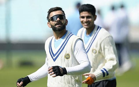 ஒன்றாக பயிற்சியில் ஈடுபட்ட விராட் கோலி, கில்.