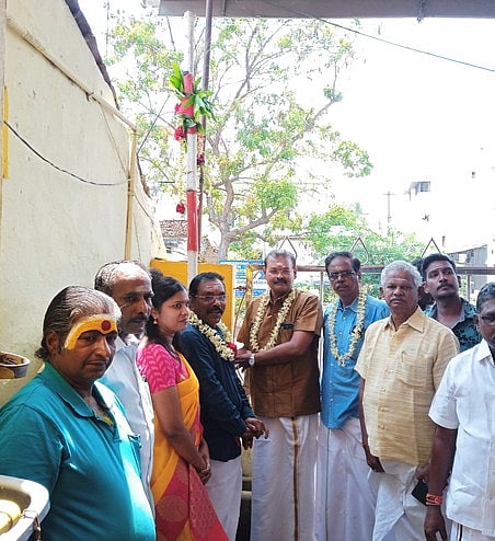 காரைக்கால் மாங்கனித் திருவிழா பந்தல்கால் முகூா்த்தம்