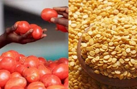 தக்காளி விலையேற்றத்தை விஞ்சும் துவரம் பருப்பு விலை!