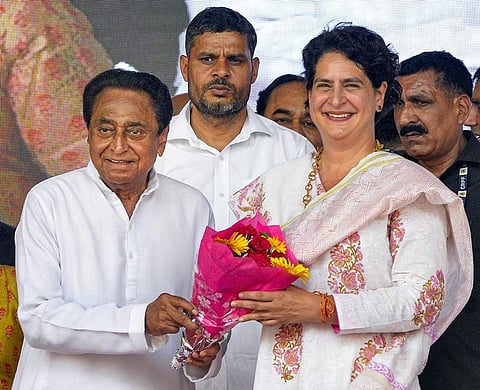 ம.பி. அரசு மீது ஊழல் குற்றச்சாட்டு: பிரியங்கா, கமல் நாத் ஆகியோா் மீது வழக்கு