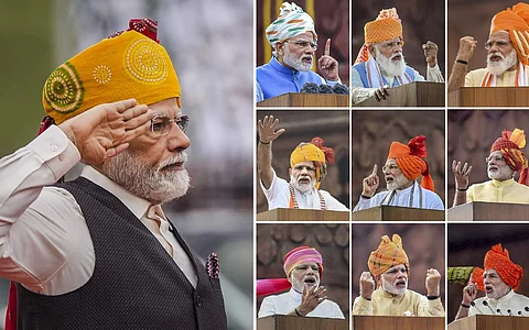 நாட்டின் சுதந்திர நாள் இன்று கொண்டாடப்பட்டு வரும் நிலையில், தில்லி செங்கோட்டையில் தொடா்ந்து 10-ஆவது முறையாகப் பிரதமா் நரேந்திர மோடி தேசியக் கொடி ஏற்றினார்.
