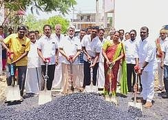 29 ஆவது வாா்டில் சாலைப் பணி தொடக்கம்