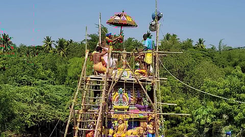 சேந்தனாங்குடி படைவெட்டி மாரியம்மன் கோயிலில் குடமுழுக்கு விழா