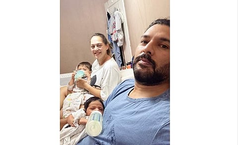 யுவராஜ் சிங்கிற்கு பெண் குழந்தை பிறந்தது