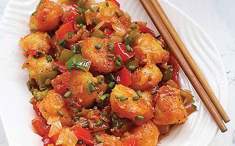 பேபி உருளைக்கிழங்கு மஞ்சூரியன்