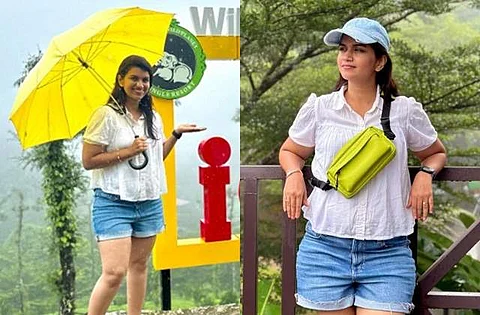அன்றாட வாழ்க்கைக்கு வெளியே.. ரசிகர்களை வற்புறுத்தும் சின்னத்திரை நடிகை!