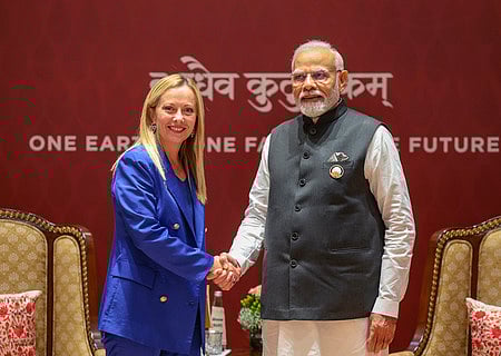 பிரிட்டன், ஜப்பான், இத்தாலி பிரதமா்களுடன் மோடி இருதரப்பு சந்திப்பு