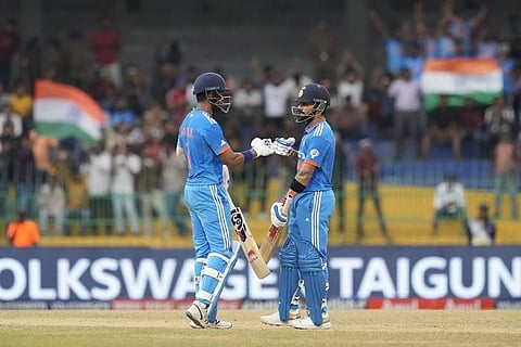 சதம் விளாசிய கே.எல்.ராகுல், விராட் கோலி: பாகிஸ்தானுக்கு 357 ரன்கள் இலக்கு!