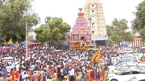 அயோத்தியாபட்டினம் அருள்மிகு கோதண்டராமசாமி கோயிலின் புதிய தேர் வெள்ளோட்டம் விழா