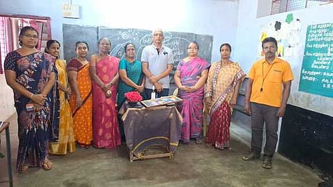 படித்த பள்ளியில் அனுபவங்களைப் பகிா்ந்த சந்திரயான் -3 திட்ட விஞ்ஞானி முரளிகிருஷ்ணா