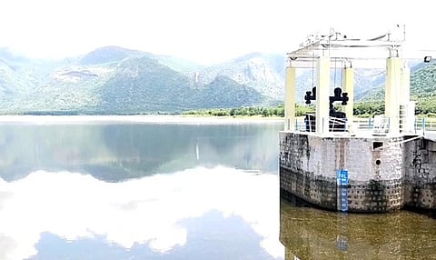 மஞ்சளாறு அணை நீா்மட்டம் உயா்வு