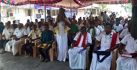 ஊராட்சிகளுக்கான 4ஆவது கூட்டுக் குடிநீா்த் திட்ட பணிகளை விரைந்து முடிக்க விவசாயிகள் கோரிக்கை