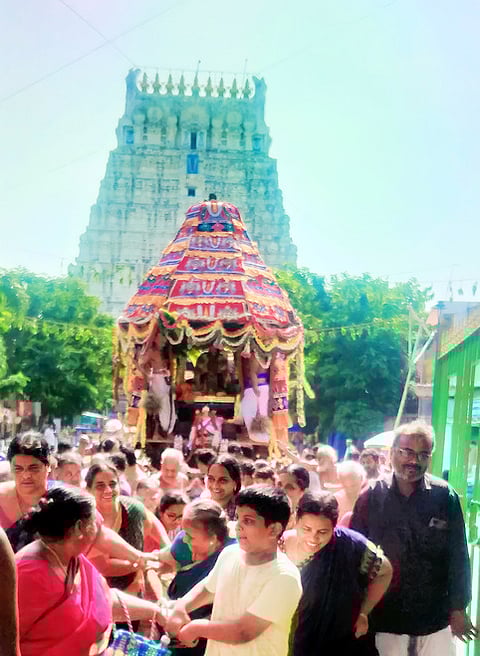 வேதாந்த தேசிகன் கோயில் தேரோட்டம்