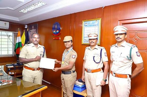 அதிதீவிரப்படை பிரிவில் திருநங்கை: எஸ்.பி. வாழ்த்து